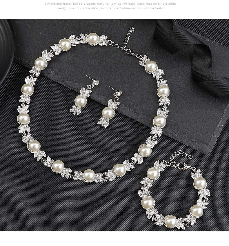 Collier de clavicule de mode de niche de luxe léger avec perles, accessoires de mariée, bracelet_voghion.com