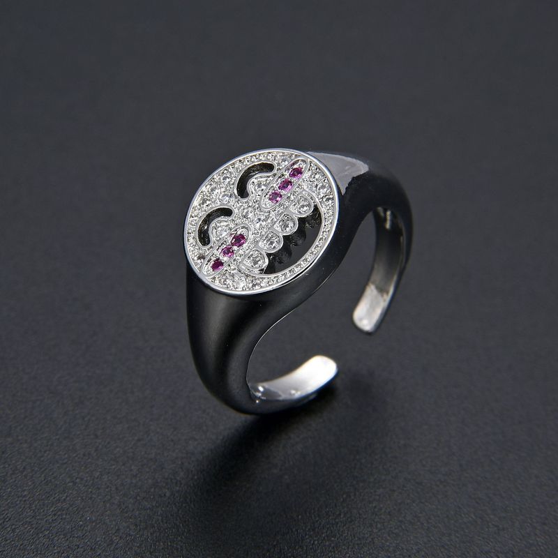 Sieradenset voor dames, mode, diamant, zirkoon, zirkonia, expressie, tas, ring, openingsontwerp, verstelbaar, vrouwelijk, handsieraden, kleurbehoud, netwerk, beroemdheid_voghion.com