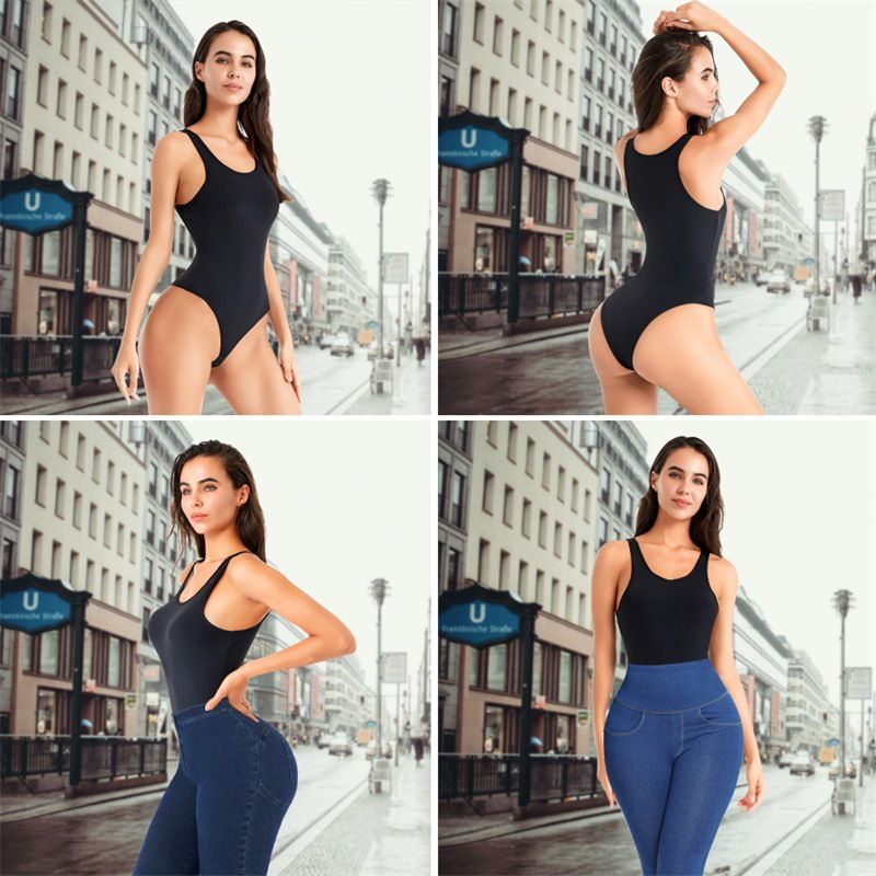 VoleFox Sexy Plus Size Corset Bodysuit Open Crotch Butt Lift Shapewear For Women Tummy Control_voghion.com
