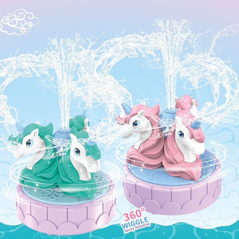 Outdoor sprinkler toy Rotatable cartoon shape Children's lawn water spray toy_voghion.com