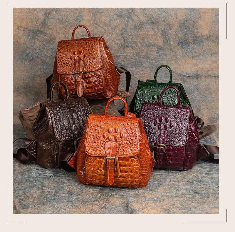 Mehrzweckrucksack aus Rindsleder im chinesischen Retro-Stil mit Reliefprägung, handgefertigt, mit Lederfinish._voghion.com