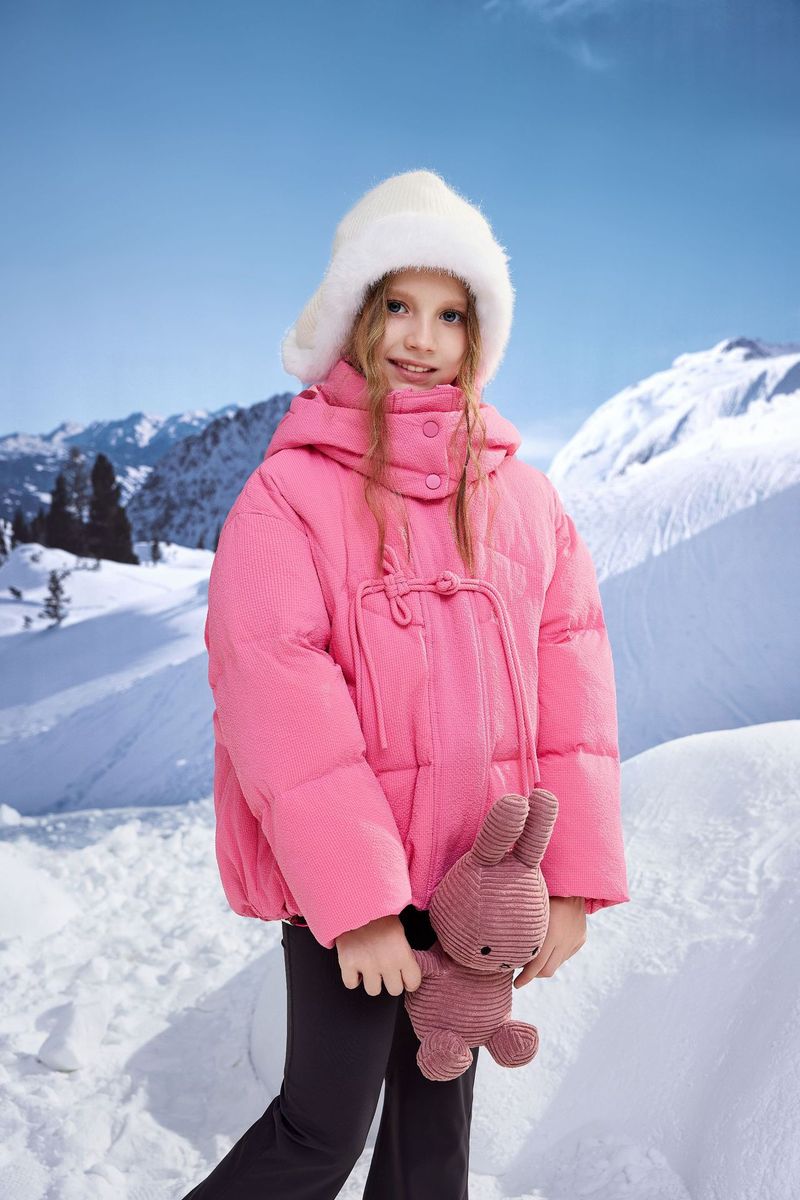 Piumino in stile cinese per bambine con cappuccio – Cappotto invernale in piumino d'anatra bianco al 90% (4 colori, 5 taglie, rivestimento morbido al tatto)_voghion.com