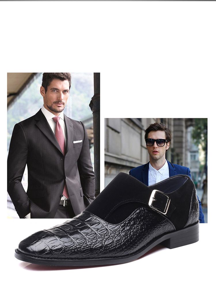 Men's Business Casual Dress Oxfords Formal Lace-Up Shoes for Office, Parties, and Daily Wear_voghion.com