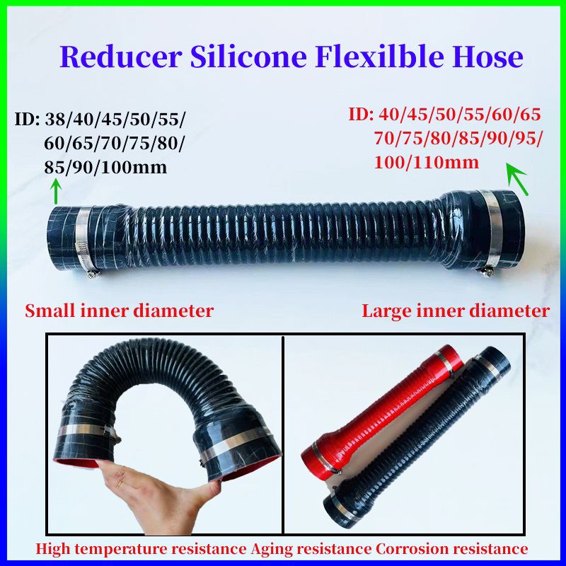 Tuyau flexible en silicone pour radiateur, réducteur universel de diamètre variable pour voiture, tuyau pour admission d'air, alimentation électrique haute_voghion.com