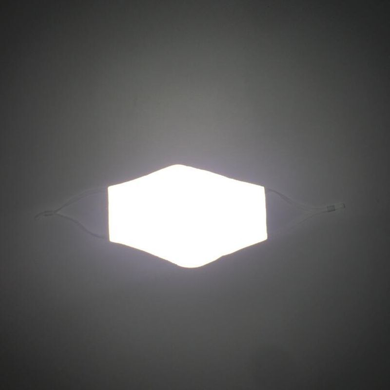 Maschera per il viso riflettente iridescente da 12 colori per uomo e donna, per discoteca, hip hop, luminosa e colorata, a doppio strato, regolabile_voghion.com