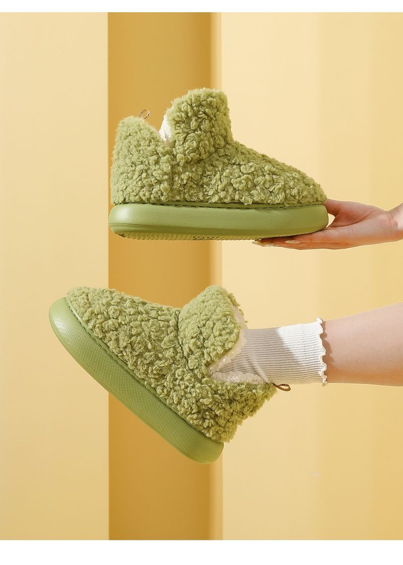 Voyage Flauschige Hausschuhe für Damen, Herbst- und Winterschuhe aus Baumwolle mit dicker Sohle, rutschfester Schaft, ideal für Paare, zum Entspannen im Freien; Herren-Schneeschuhe für den Winter_voghion.com