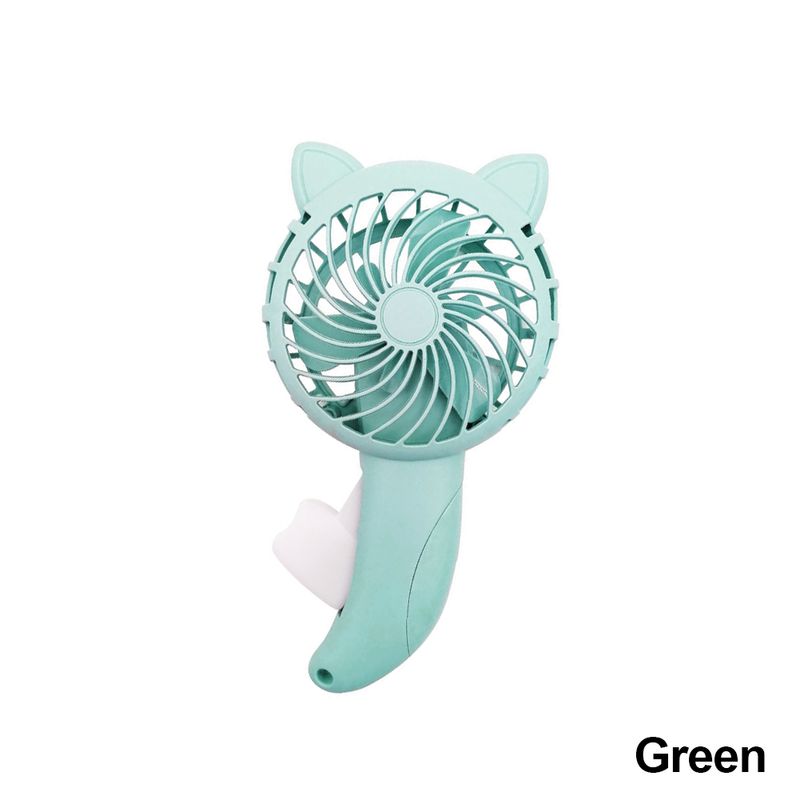 Handheld Mini Portable Hand Pressure Fan Without Battery Household Cute Cooling Cartoon Handheld Fan_voghion.com