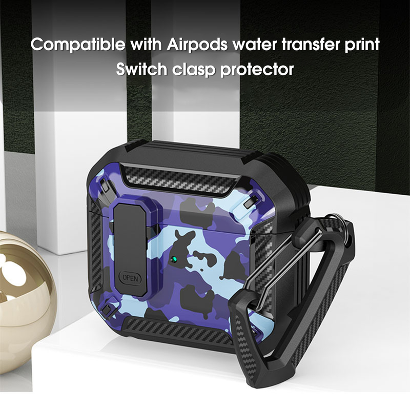Hitech Beschermende Huid Anti-val Schokbestendig Waterdicht TPU Bluetooth-compatibel Oordopjeshoesje voor 3_voghion.com