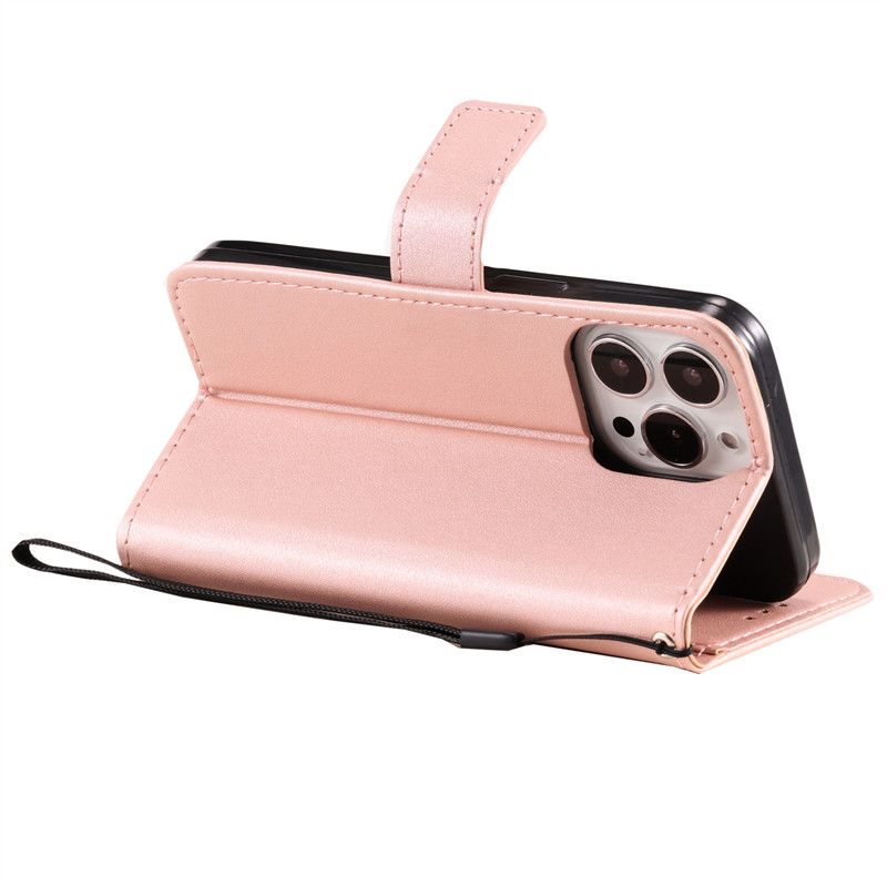 Pro iPhone 6 7 8 X XS XR 11 12 13 14 15 Plus Mini Pro Max Jednobarevné Magnetické Flipové Kožené Pouzdro Pro iPhone SE 2020_voghion.com