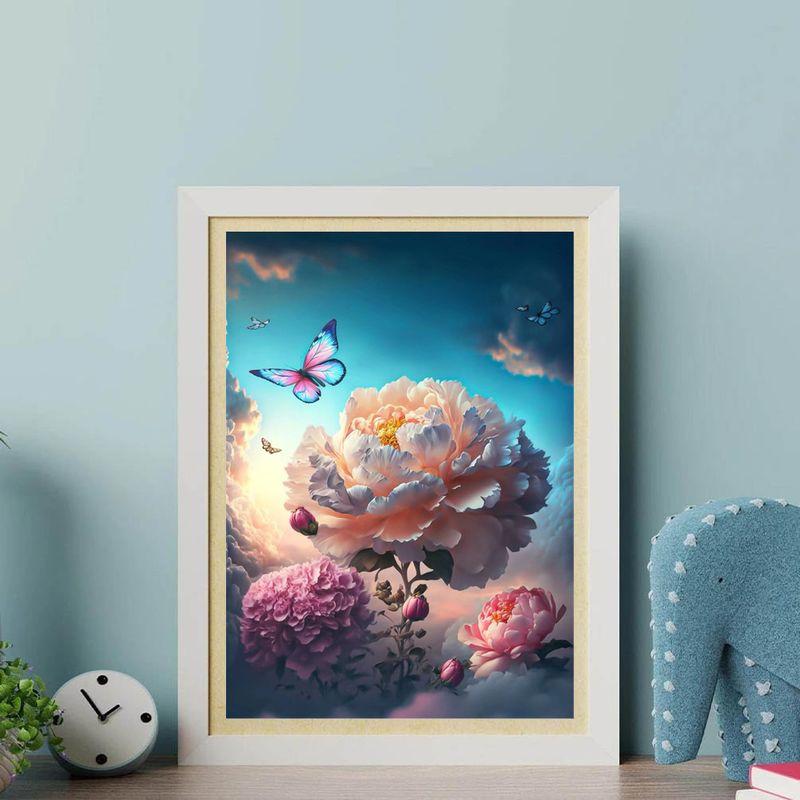 DIY diamantmaleri, 30 * 40 cm (gratis high-end guldbelagt mønster fotoramme)_voghion.com