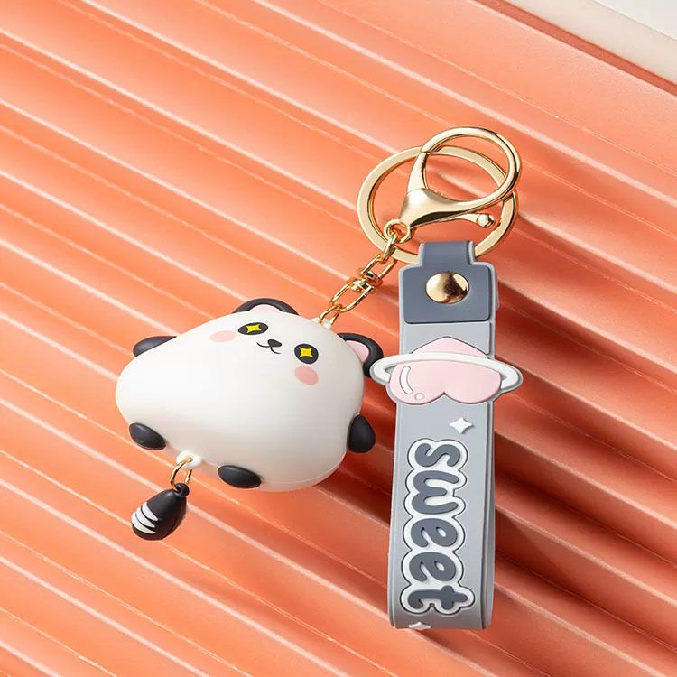 Porte-clés chaton mignon, exquis, chat siamois, chaîne de voiture, unisexe, dessin animé, pendentif pour sac à dos, couple, célébrités d'Internet_voghion.com