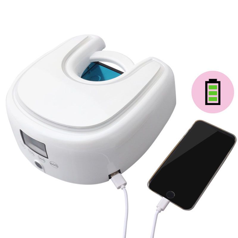 Lampada per unghie ricaricabile 48W UV Gel Cure Light Wireless Manicure Machine Lampada a LED UV per unghie a luce rossa Asciuga unghie senza fili_voghion.com
