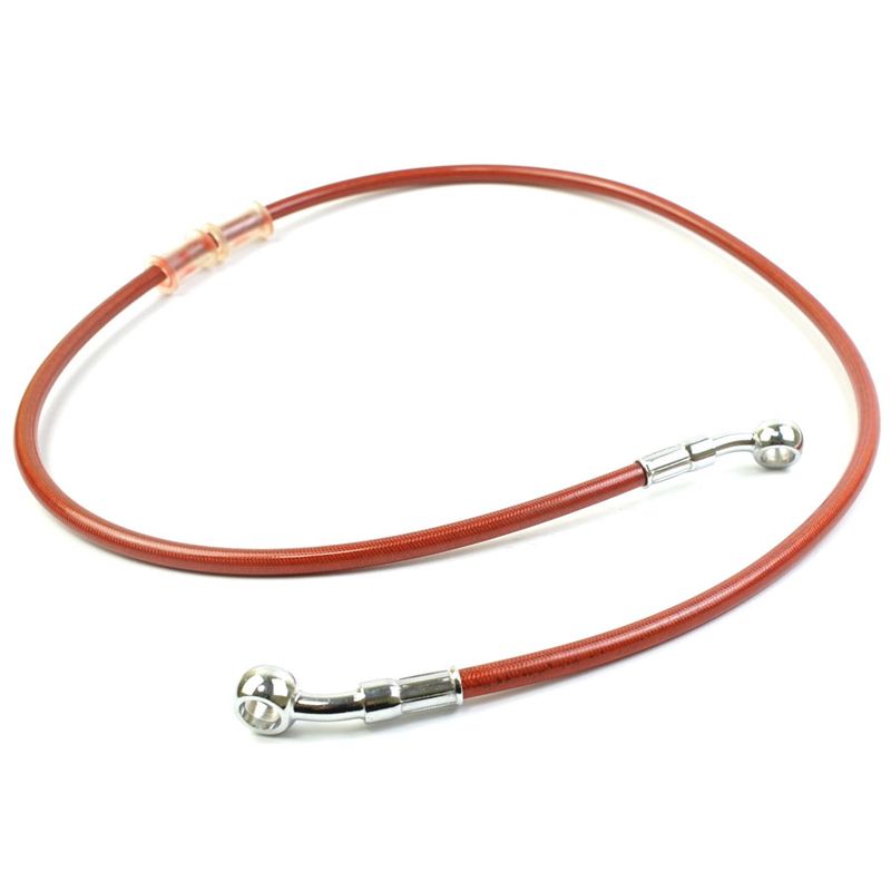 Pletená moto hadice AN3 M10, brzdové lanko, hydraulická spojka, banjo pro motocykl, čtyřkolky, závody, olejové potrubí DOT_voghion.com