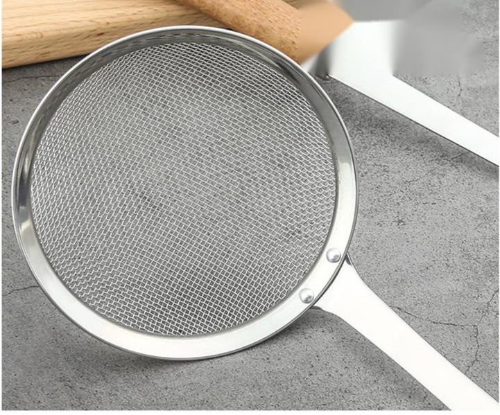 304 Stainless Steel Grease Mesh Separator Oil Strainer Juice Filter Spoon_voghion.com