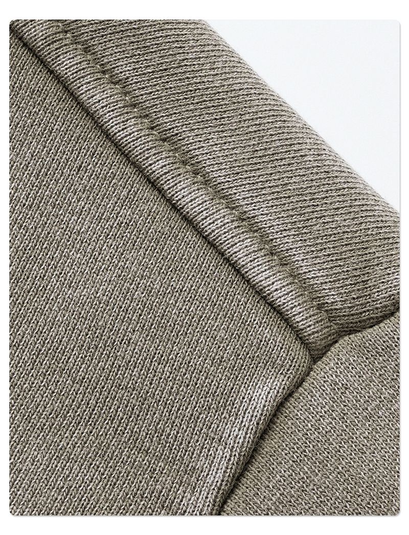 001 2025 Autumn Winter New Vintage Retro Terry Stand Collar Half-Zip Set Loose Trendy Brand Washed Sweatshirt Pants_voghion.com