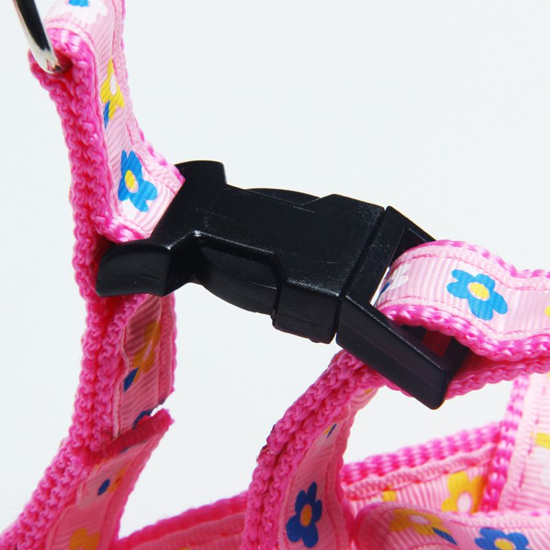 Fashion Patch Pet Multiple Colors Available Chest Harness Set Leash Dog Rope_voghion.com