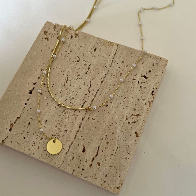 2024 nuova collana di perle finte impilabili romantiche francesi per le donne collana clavicola abbinata collana di design di nicchia gioielli_voghion.com