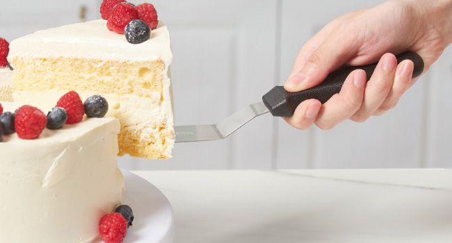 Conjunto de confeitaria Kootek 3 raspadores - Ferramentas de arte de açúcar em aço angular_voghion.com