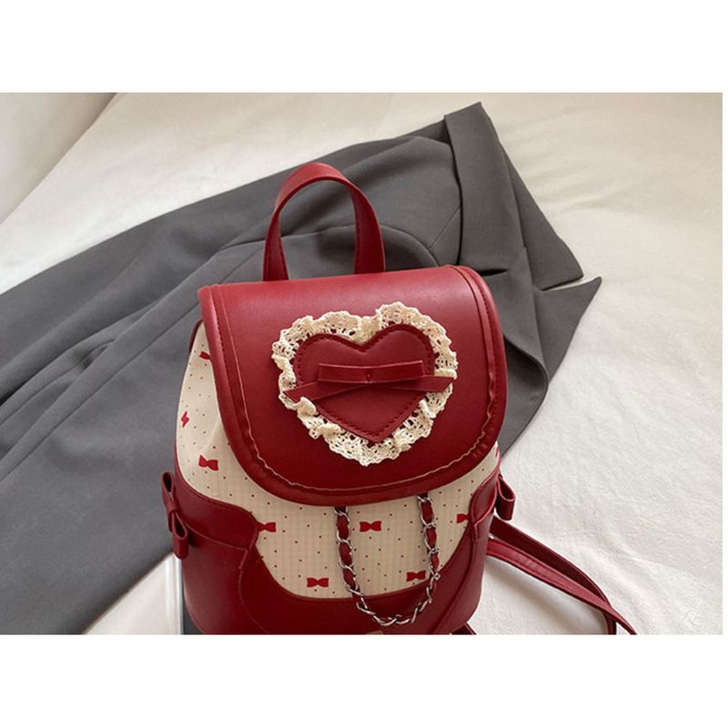 Damen 2025 Herbst/Winter Neuer Mini-Rucksack mit Schnürung und Schleife, stilvolle, vielseitige Doppel-Umhängetasche_voghion.com