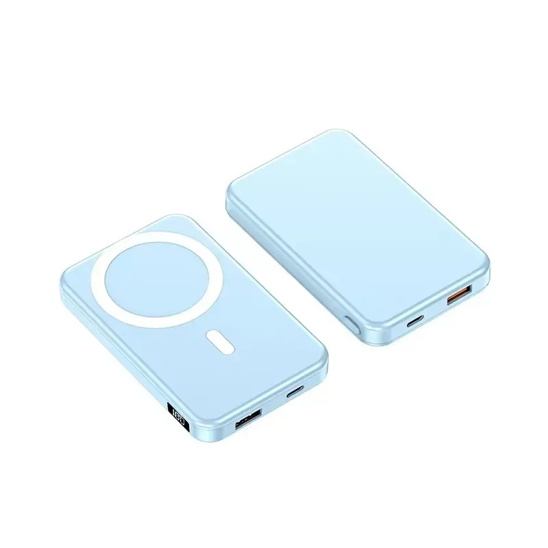 Mobile Phone Magnetic Bank Suitable For IPhone 15 With 5000mAh Capacity Wireless Bidirectional Charging Precious_voghion.com