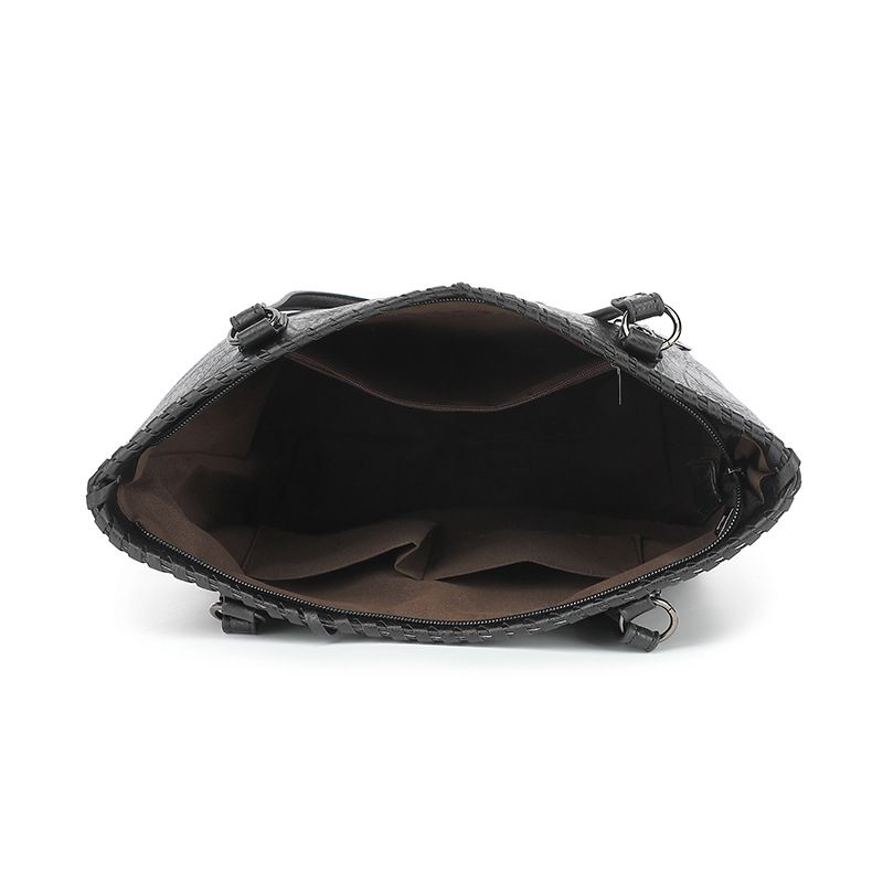 Guangzhou Women's 2025 New Simple Large Soft Leather High Capacity Shoulder Handheld Tote Bag Style_voghion.com