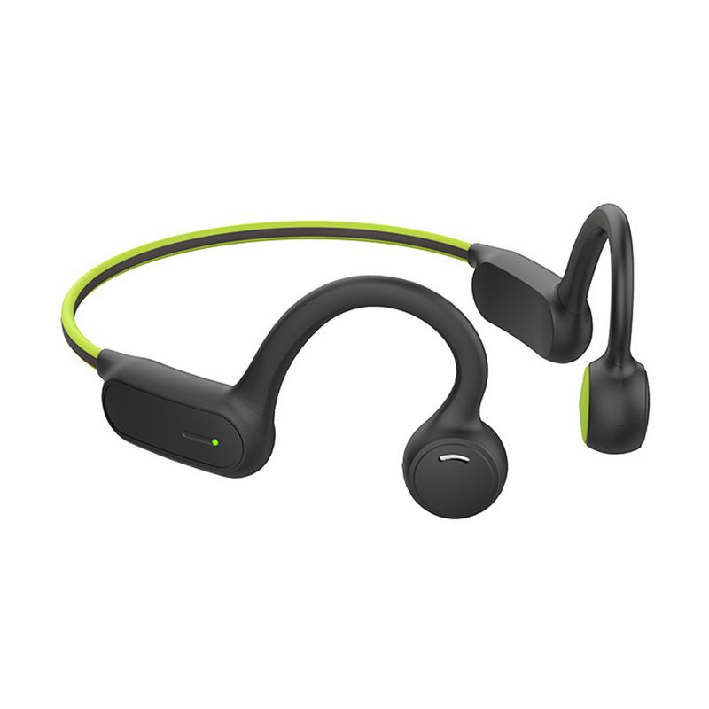 Haken Bluetooth-kompatibel Wasserdichte Kopfhörer Knochen Drahtlose IPX4 Ohr 5,0 Leitung Sport Headset für Laufen_voghion.com