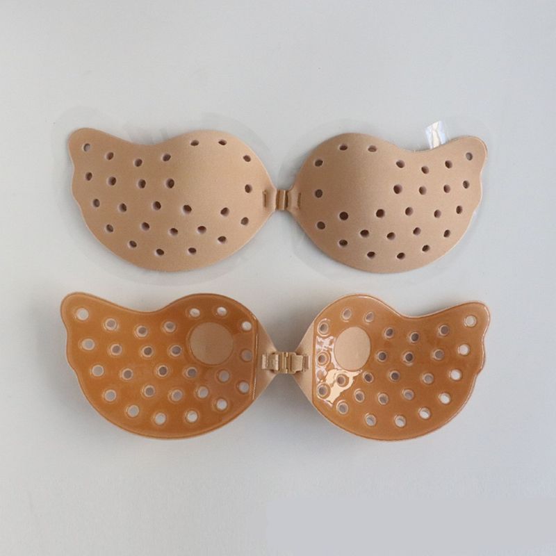 bra breathable hole mango wing silicone invisible bra bra patch_voghion.com