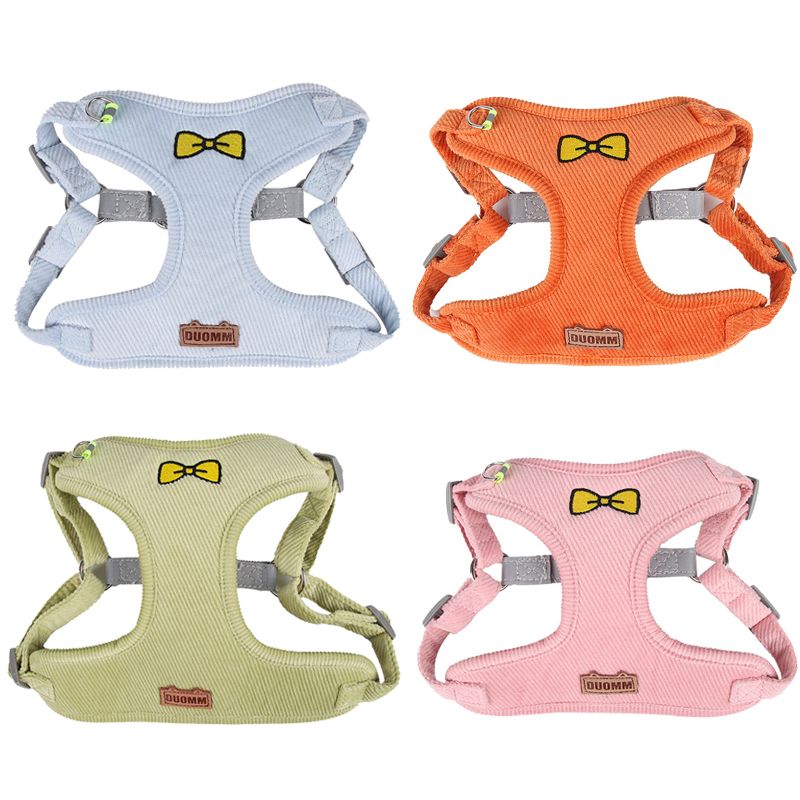 Conjunto de guias para cães pequenos, faixa peitoral refletiva para filhotes, colete para cães e gatos, guia segura para carro para caminhar e correr, da PawParty Store_voghion.com