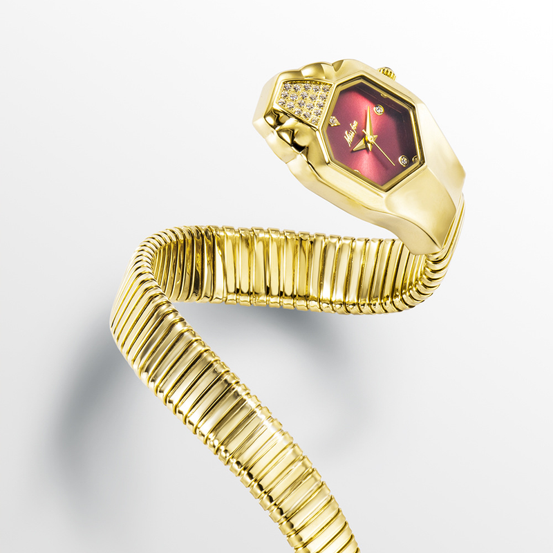 MISSFOX Neue Trend-Kopf-Freizeit-Temperament-wasserdichte, fortschrittliche, schlangenförmige Damenuhr_voghion.com