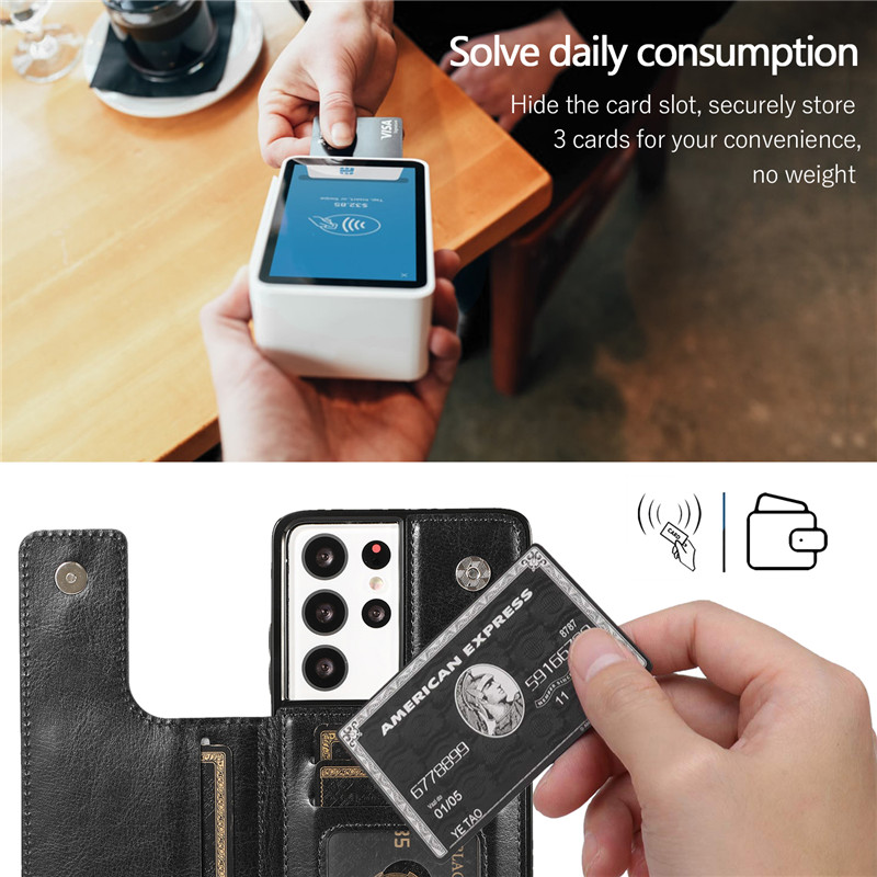 Carteira Carteira Case de Telefone Fir Samsung Galaxy A52 A72 A12 A90 A51 A71 A50 A70 A32 A42 A40_voghion.com