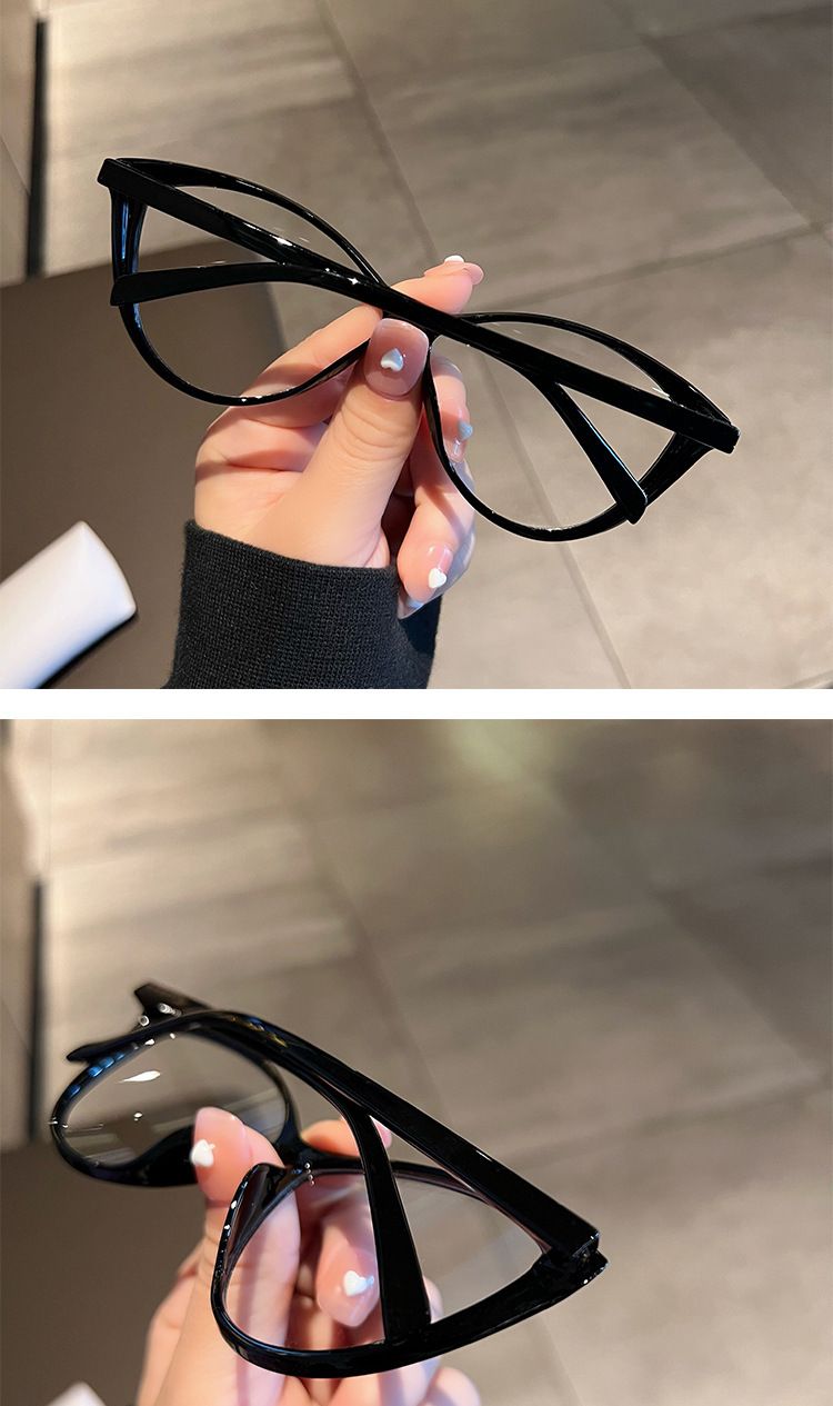 Occhiali da vista trasparenti per miopia da donna, occhiali da vista ad alta definizione, nuovi occhiali da vista vintage alla moda, grandi dimensioni da -0,5 a -4,0_voghion.com