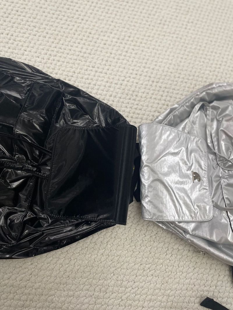 niche Design Multifunctional Nylon Glossy Backpack Lightweight Drawstring Women's Backpack 2025 Spring And Summer New Fashion Versatile_voghion.com