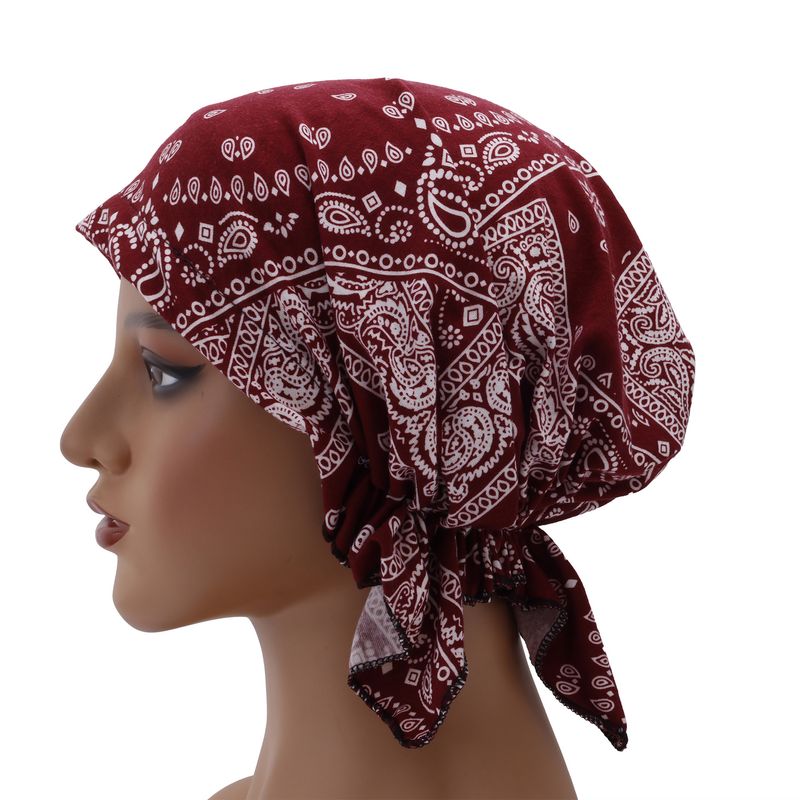 Elastic Cotton Turban Hat – Thin Single-Layer Pullover For Bald Head & Hair Protection_voghion.com
