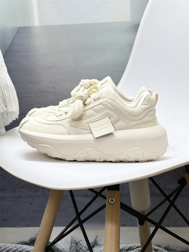 Umouni's popular thick-soled dad shoes for women 2023 autumn and winter new Hong Kong style ins trend retro versatile leisure sports_voghion.com