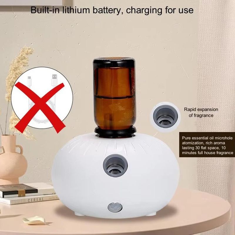 Diffuseur de parfum monté sur voiture à pulvérisation automatique à induction intelligente d'huile essentielle, aromathérapie portable de charge_voghion.com