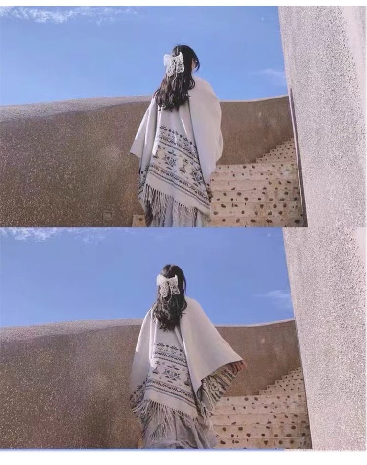 Sunscreen 2025 New Summer Air Conditioning Room Shawl Outerwear Women's Poncho High-grade Blanket Bag_voghion.com