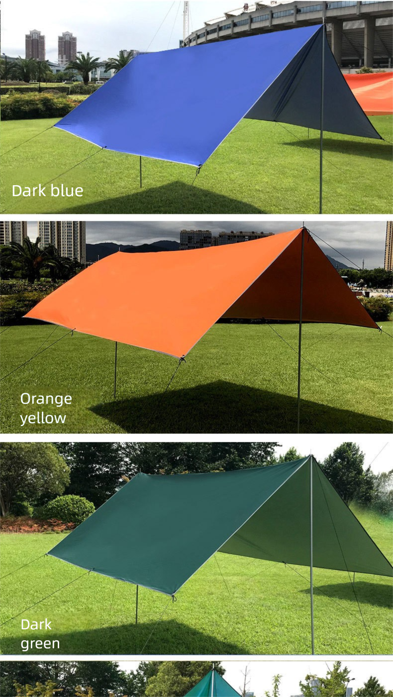 Tenda da campeggio multifunzionale, parasole, antipioggia, da spiaggia, per auto_voghion.com