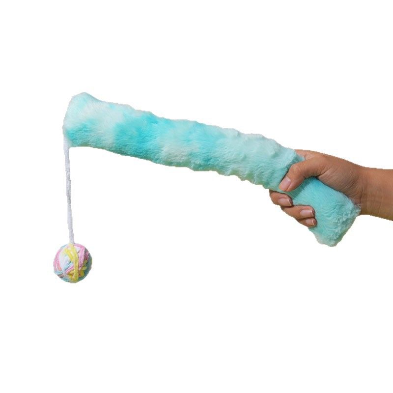 Giocattolo con erba gatta, campanellino, palla, cuscino di peluche interattivo, da masticare, dentizione, intrattenimento autonomo, rompicapo per gatti_voghion.com