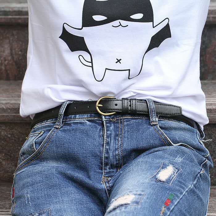 Einfache Student Mode Koreanische Version Casual Weiche Trendy Gürtel frauen Pin Schnalle_voghion.com