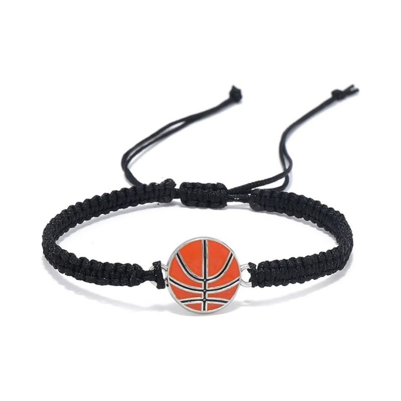 Men's Sports Bracelet - Black Matte Stone & Red Tiger Eye Beads (Adjustable, Gift Ready)_voghion.com