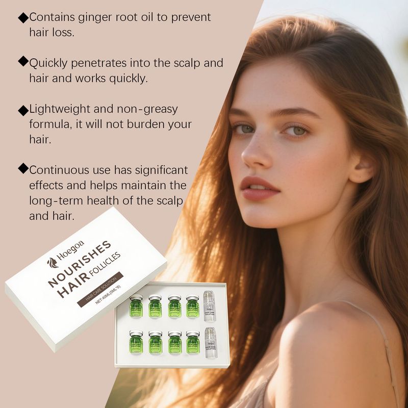 HOEGOA Scalp Care Essence nährt die Follikel, stärkt sie, reduziert Haarbruch und macht das Haar natürlich weich und glänzend_voghion.com