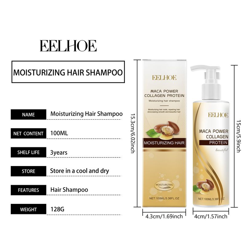 Szampon i odżywka kolagenowa do włosów, oczyszczająca skóra głowy, wzmacniająca szampon, maska regenerująca keratynę, delikatna pielęgnacja włosów_voghion.com