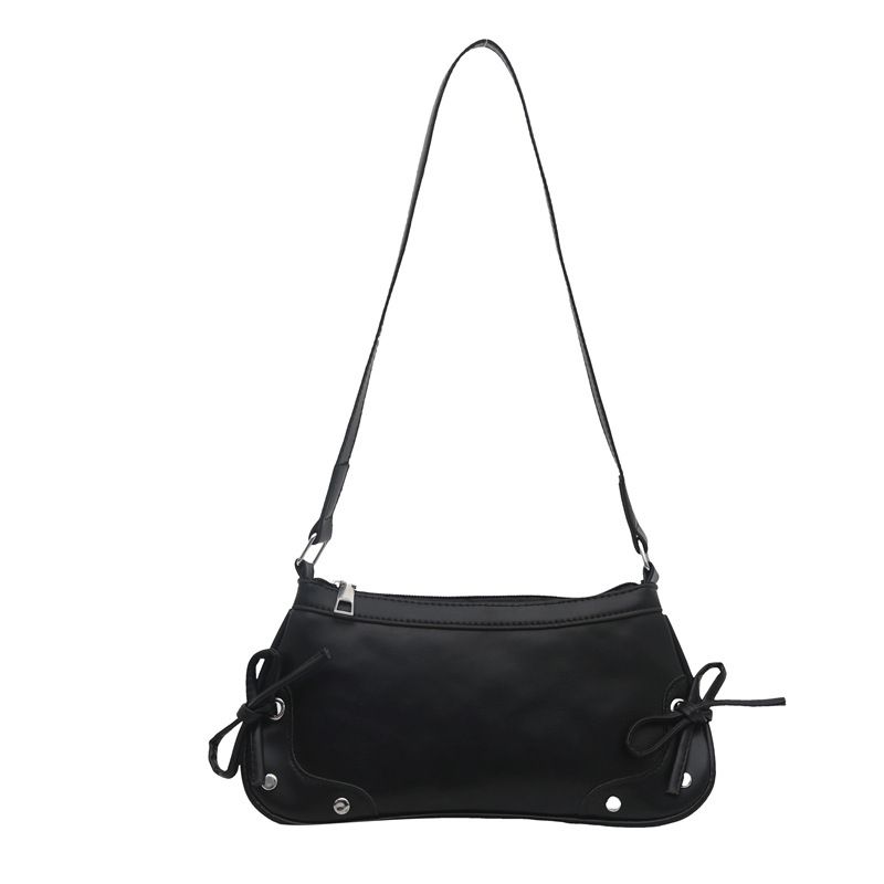 Borsa a tracolla elegante con stampa leopardata e fiocco plissettato da donna, nuova tendenza 2025_voghion.com