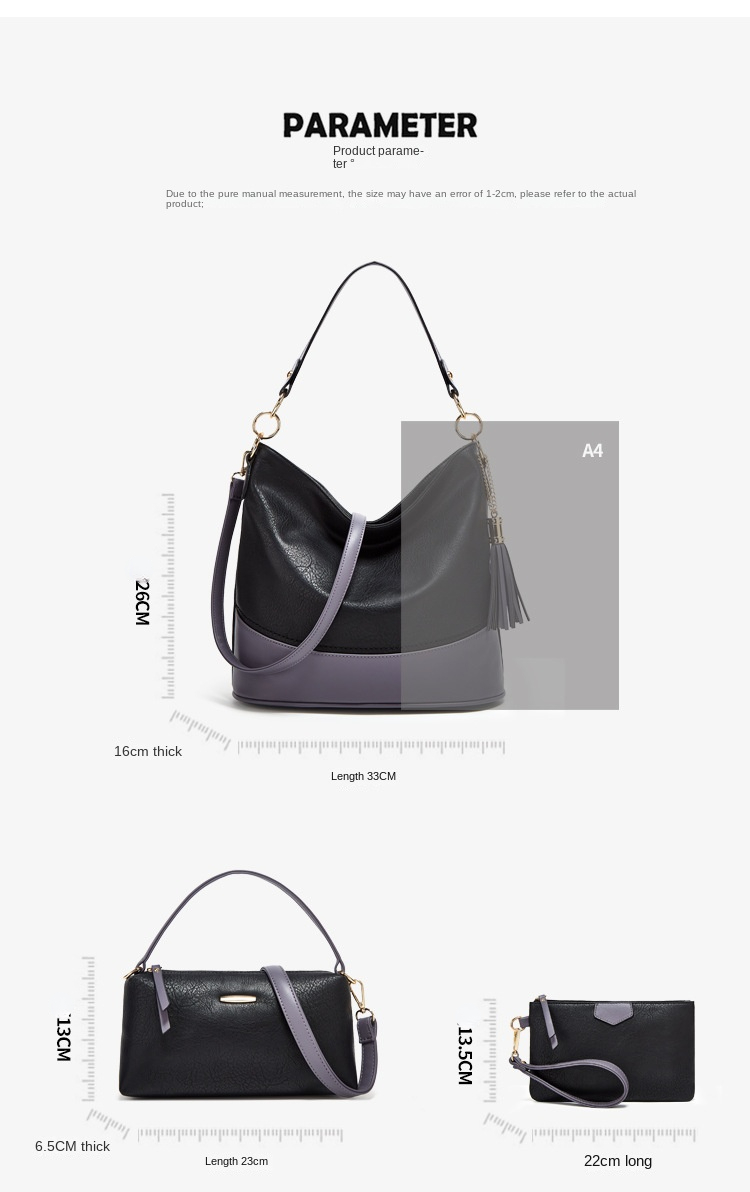 Borsa Grande Capacità Donna 2023 Borsa Mamma E Bambino Borsa A Tracolla Donna Borsa A Tracolla Moda Casual_voghion.com