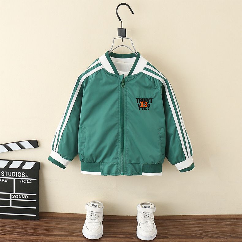 Giacca primaverile elegante per bambini, modello baseball e autunno 2025, nuova e accattivante_voghion.com