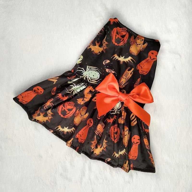New Hot-Selling Halloween Clothes Horror Pumpkin Pet Dog Costume Japanese Style_voghion.com