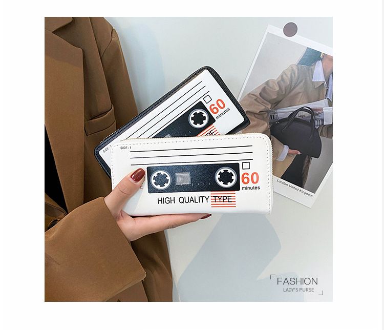Torebki damskie, Spray Recorder, kreatywny portfel z nadrukiem, mała, świeża portmonetka, torba na telefon komórkowy, torba na karty, trend_voghion.com