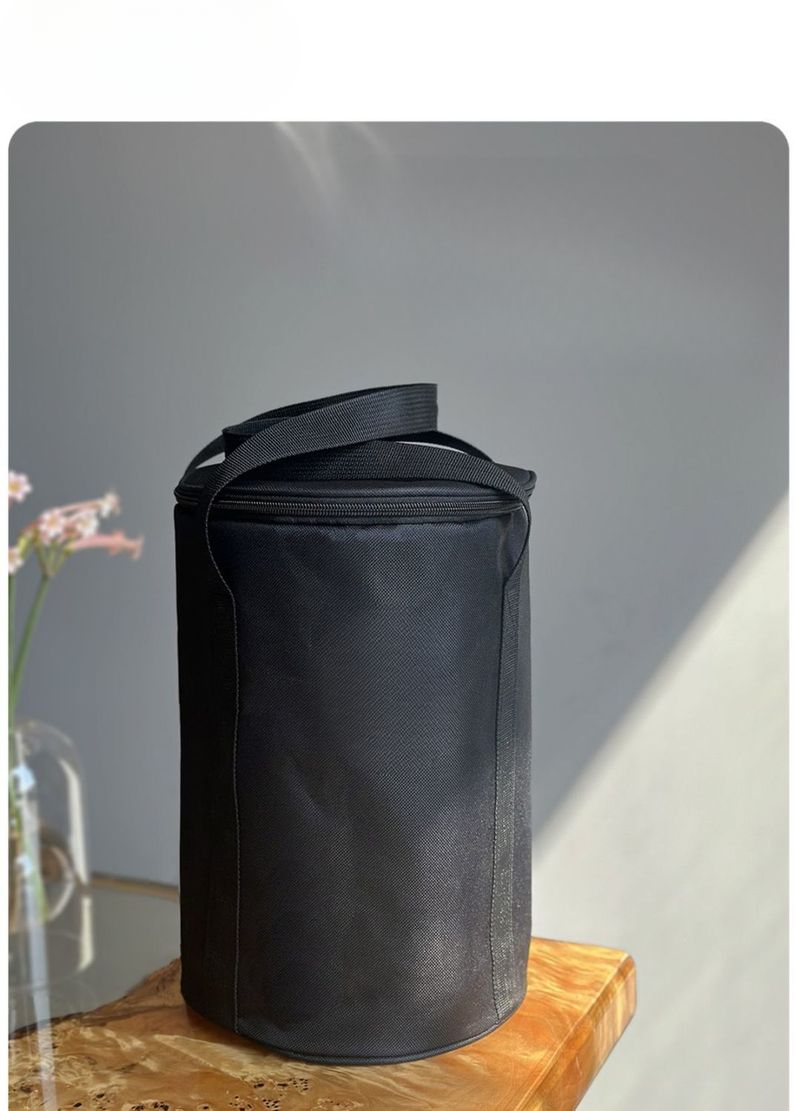 Eimer Handheld Runde Lunchbox Handtasche Wein Outdoor Getränke Lampe Tee-Set Aufbewahrungstasche_voghion.com