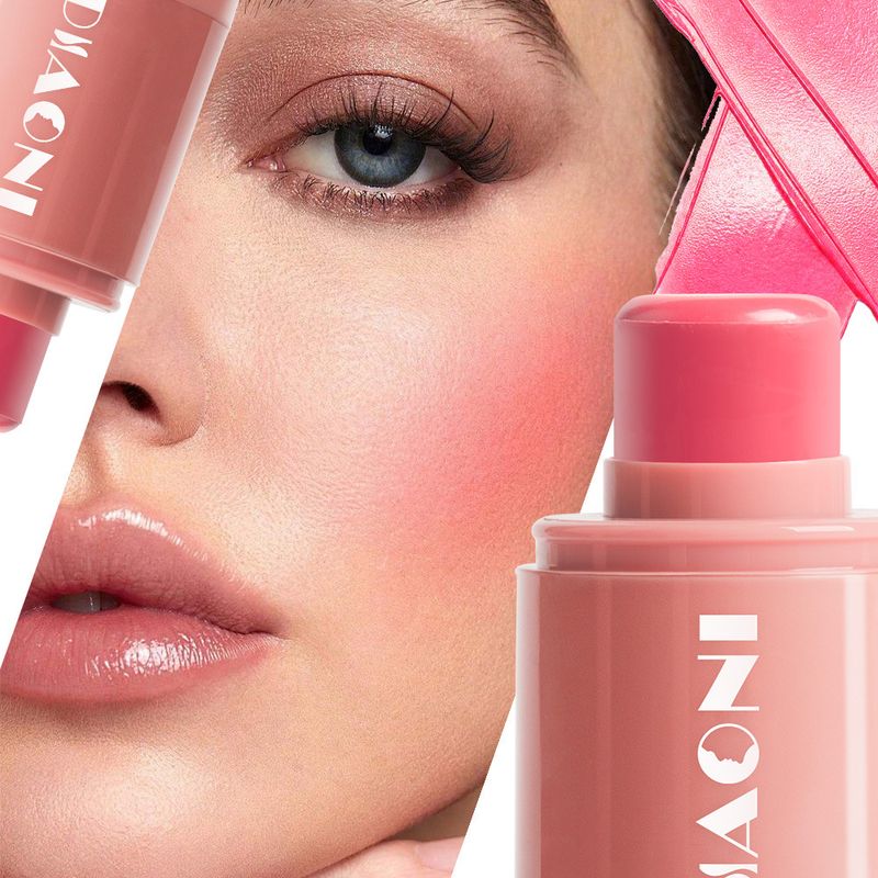 Blush DIAONI Pocket Blush Stick Highlights Brighten Natural Matte Color Long Lasting Delicate Blush_voghion.com