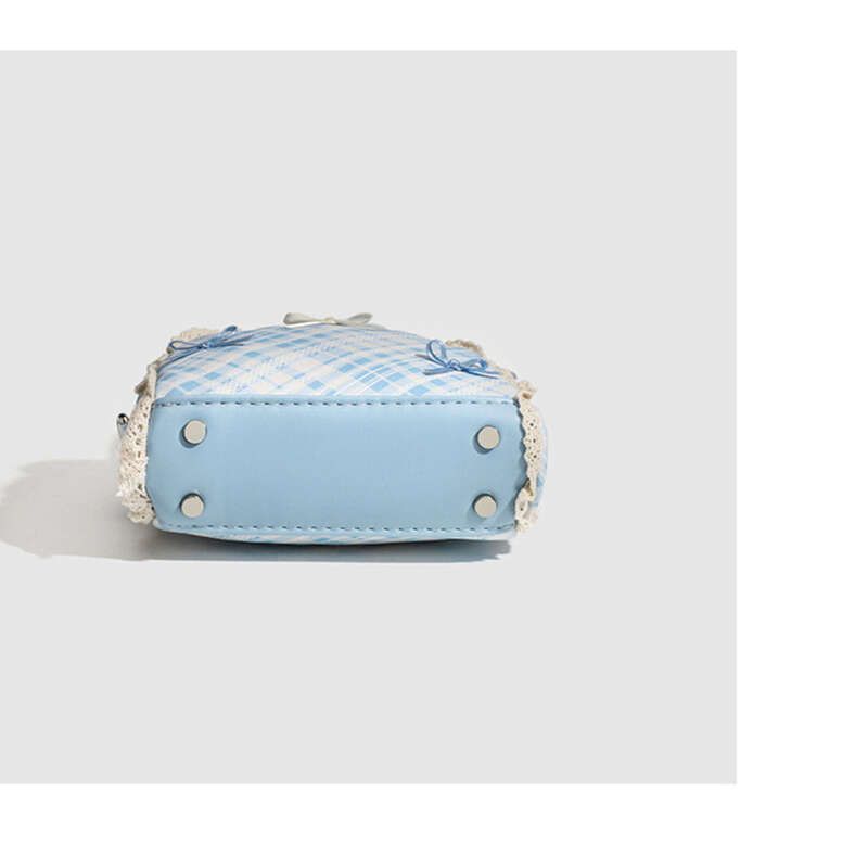 Nuove borse estive Macaron Mini Lipstick da donna Borsa a tracolla con fiocco carino, alla moda e versatile_voghion.com